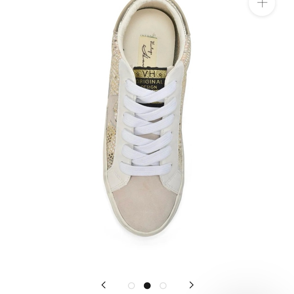 🌟 Vintage Havana Kate Gold Snakeskin Star Sneakers, size 9 - Picture 9 of 9